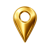 Gold Location Icon